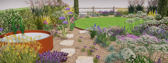 Garden design plan